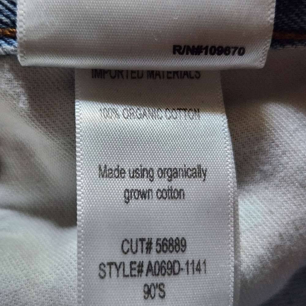 AGolde 90s Loose Fit Jeans Organic Cotton Size 26 Light Wash - Picture 9 of 13